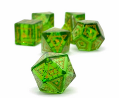Holiday Orc Dice set with Premium Holiday Tin | Gopher Games
