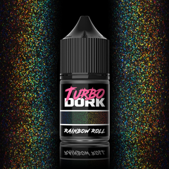 bottle of sparkle rainbow effect turboshift paint (Rainbow Roll) | Gopher Games