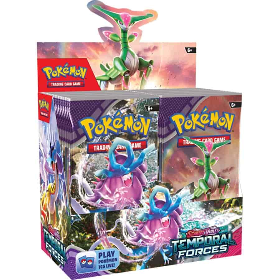 POKEMON TCG: SCARLET AND VIOLET: TEMPORAL FORCES: BOOSTER DISPLAY (36CT) | Gopher Games