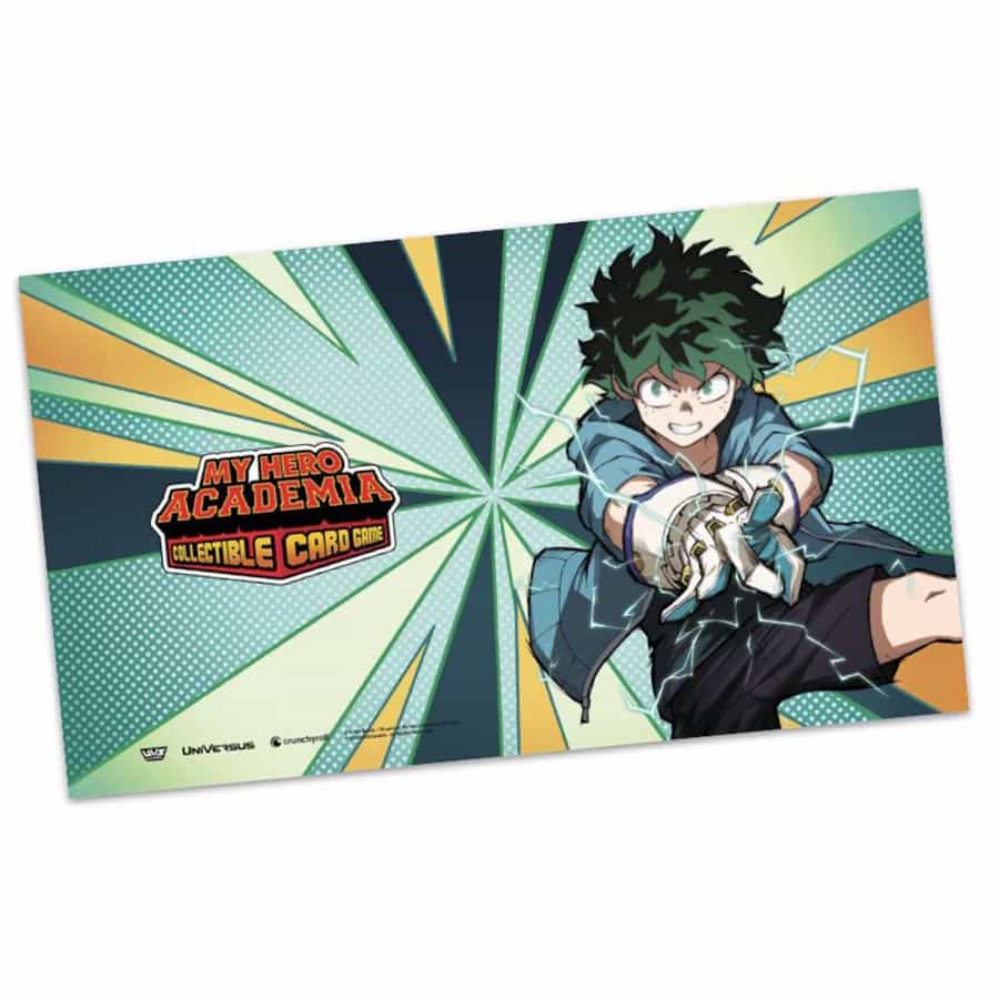 Copy of MY HERO ACADEMIA COLLECTIBLE CARD GAME: SERIES 6: Izuku Midoriya PLAYMAT | Gopher Games