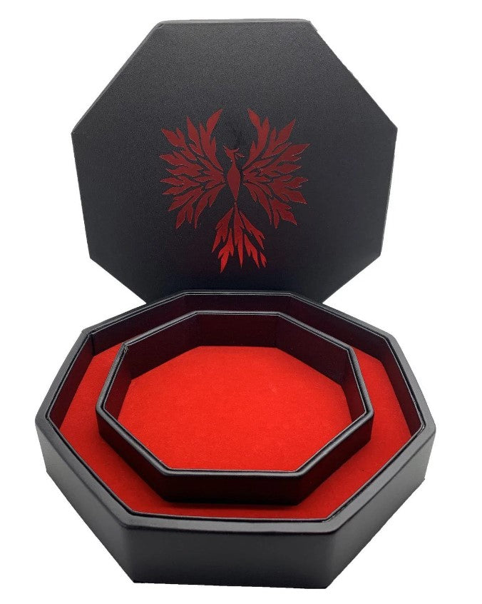 RED PHOENIX - TRAY OF HOLDING™ DICE TRAY BY NORSE FOUNDRY | Gopher Games