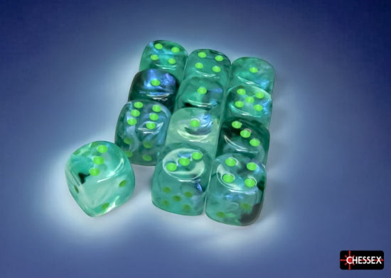 D6 -- 16MM Borealis Kelp/light green | Gopher Games