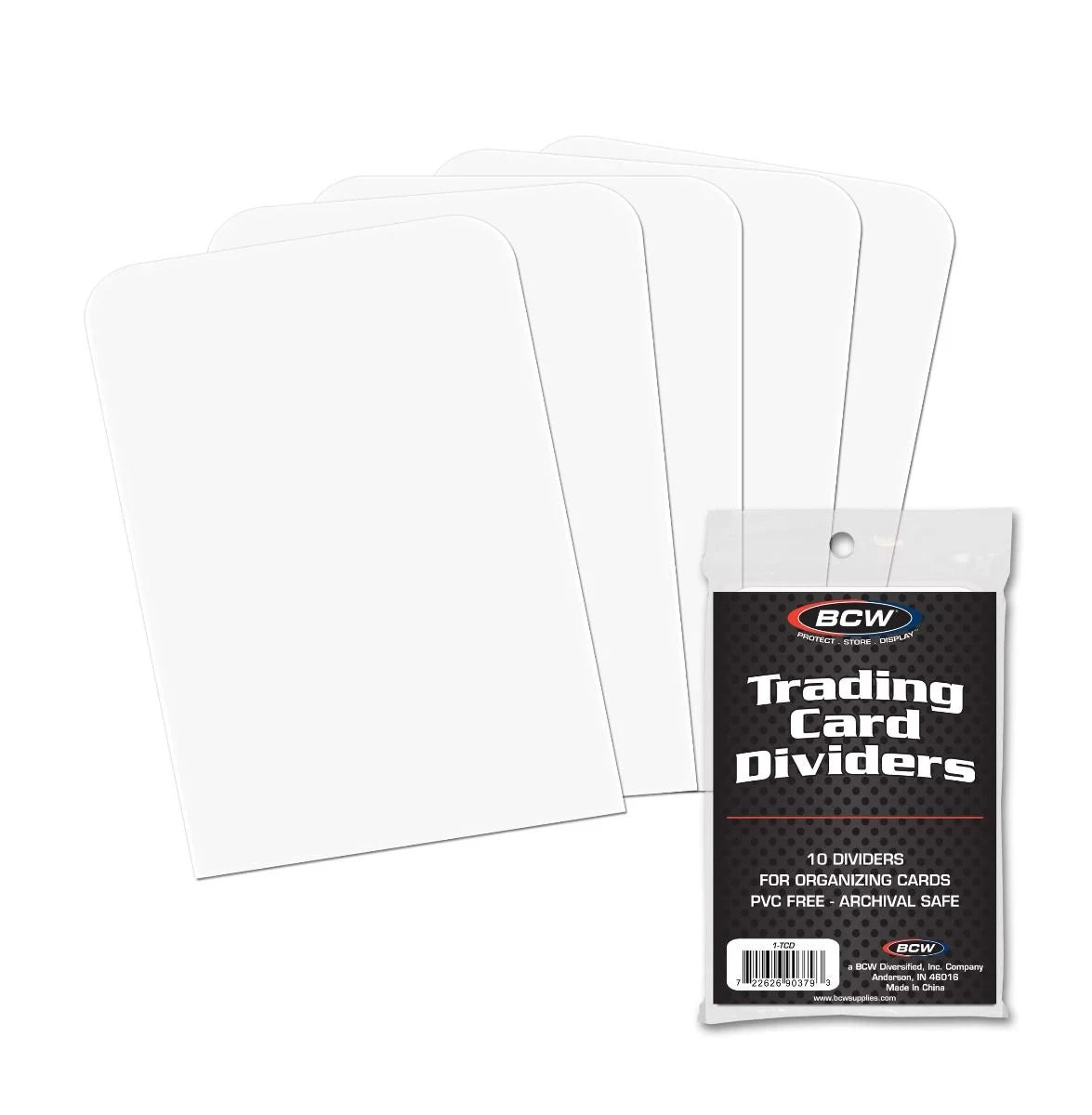 Trading Card Dividers Pack of 10 (BCW) | Gopher Games