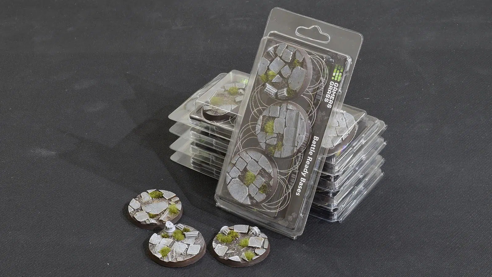 Temple Bases, Round 50mm (x3) | Gopher Games