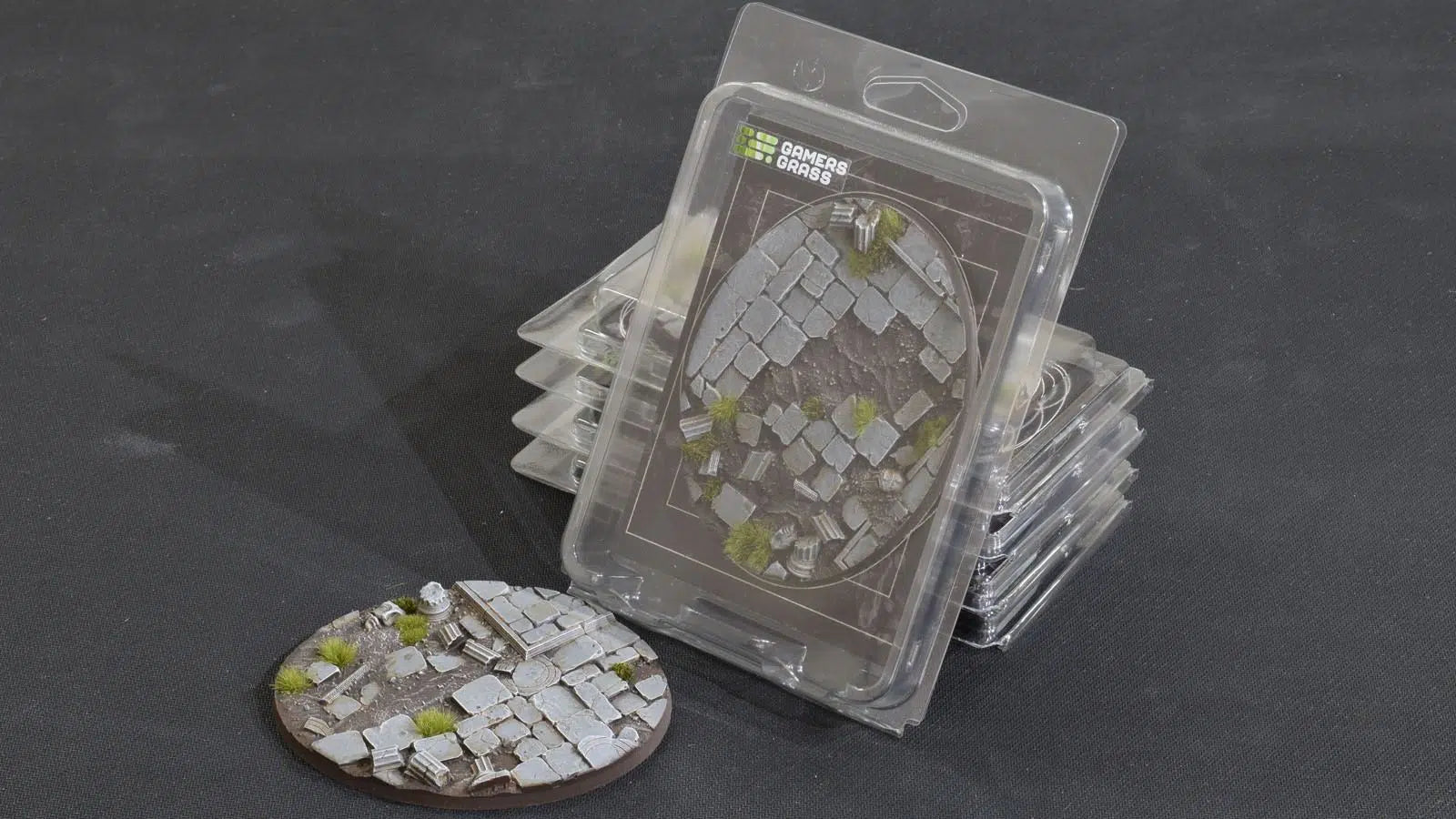 Gamers Grass Temple Bases Oval 120mm (x1) | Gopher Games
