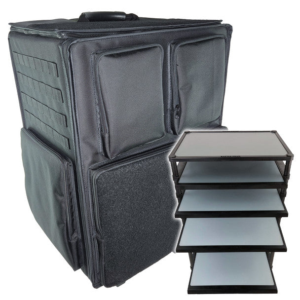 (1520) P.A.C.K. 1520XL Molle with Magna Rack Sliders Load Out (Black)(Tall) | Gopher Games