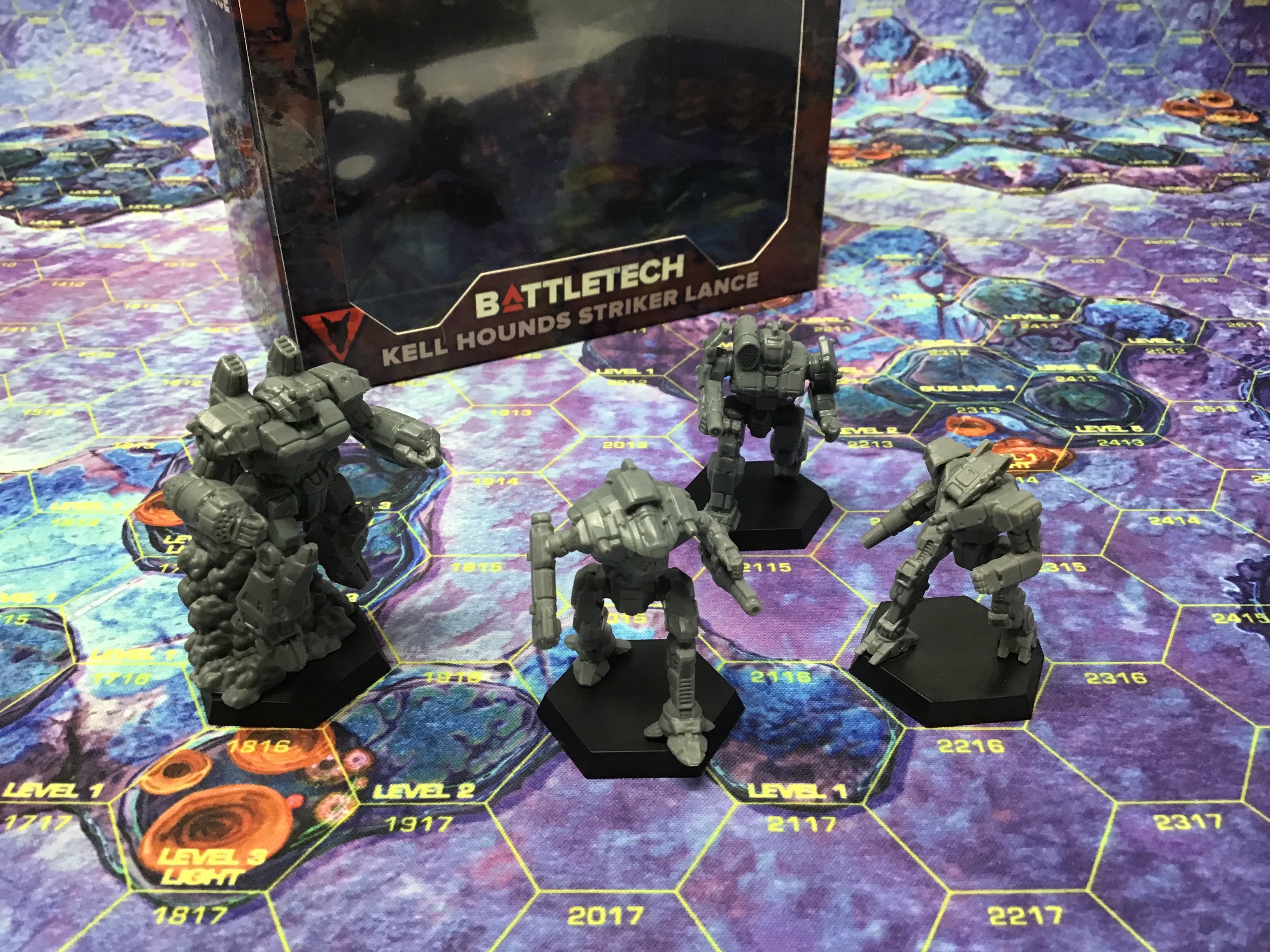 BattleTech: Miniature Force Pack - Kell Hounds Striker Lance | Gopher Games