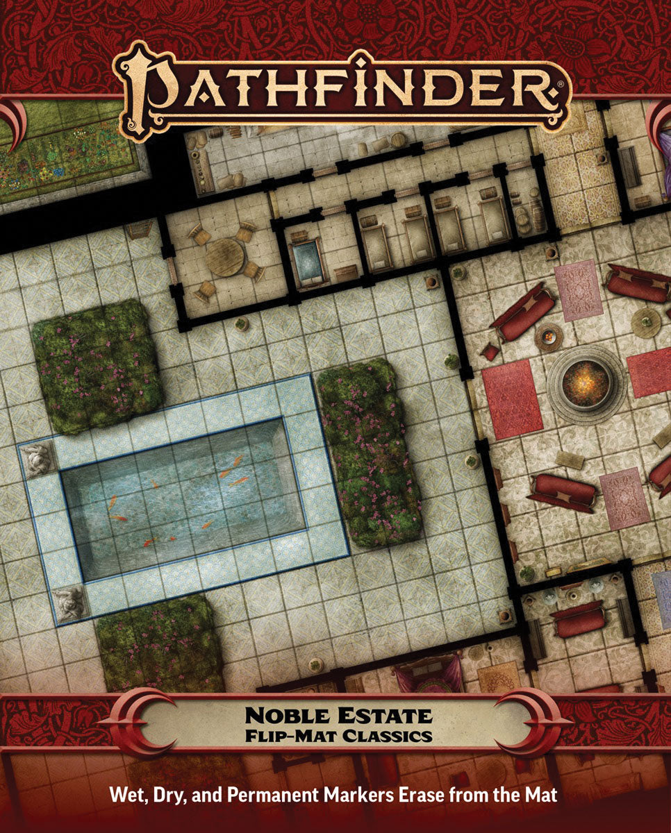 Pathfinder RPG: Flip-Mat Classics - Noble Estate | Gopher Games