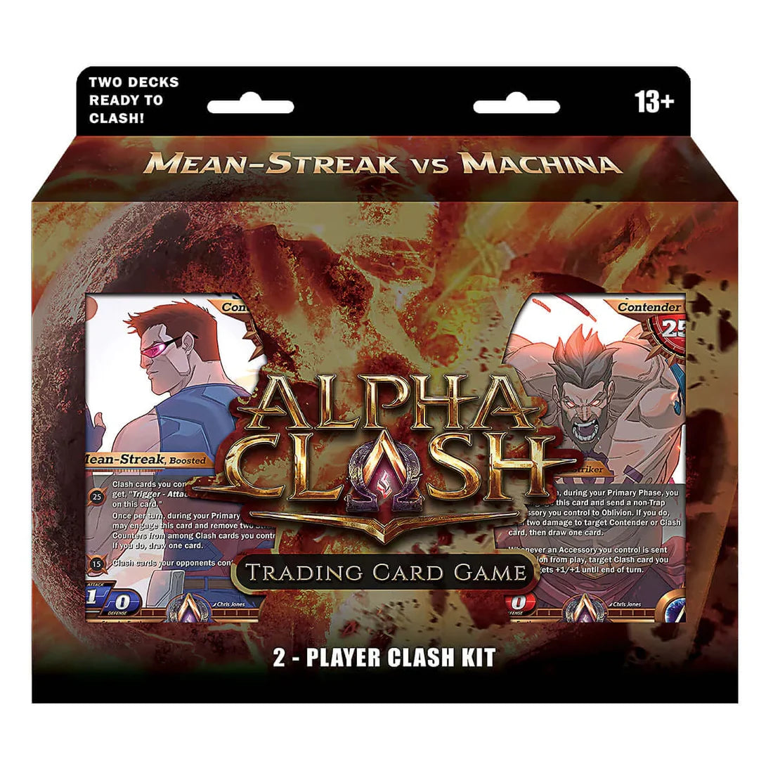 Alpha Clash TCG: Unrivaled 2-Player Clash Kit Mean-Streak vs Machina | Gopher Games