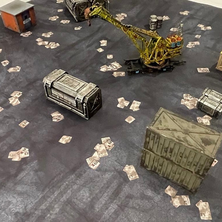 3x3 'Asphalt' F.A.T. Mat Battle Gaming Mat | Gopher Games
