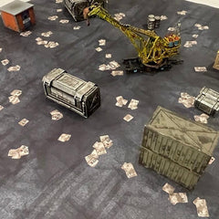 3x3 'Asphalt' F.A.T. Mat Battle Gaming Mat | Gopher Games