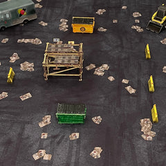 3x3 'Asphalt' F.A.T. Mat Battle Gaming Mat | Gopher Games
