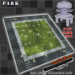 3x3 'Park' F.A.T. Mat Battle Gaming Mat | Gopher Games