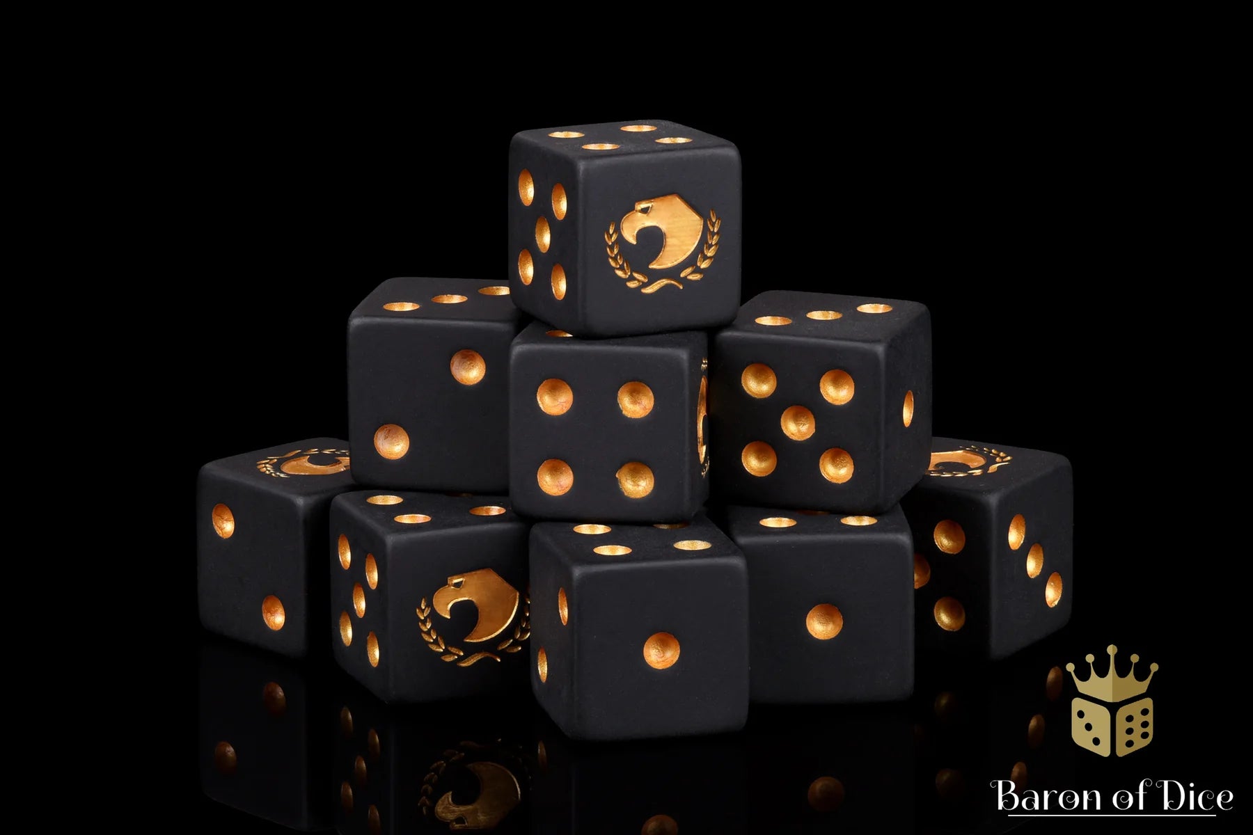 GOLDEN EAGLE, DICE, 25x 16MM Dice, Square Corners | Gopher Games