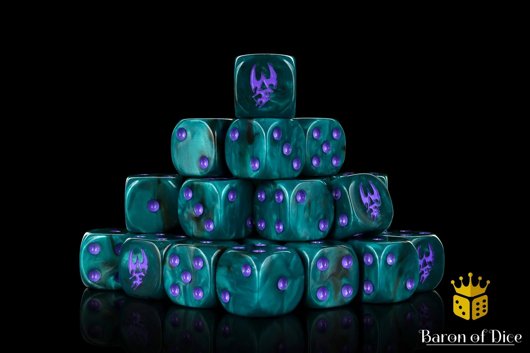 Dreaded Ones, 25x 16MM Dice, Round Corners | Gopher Games