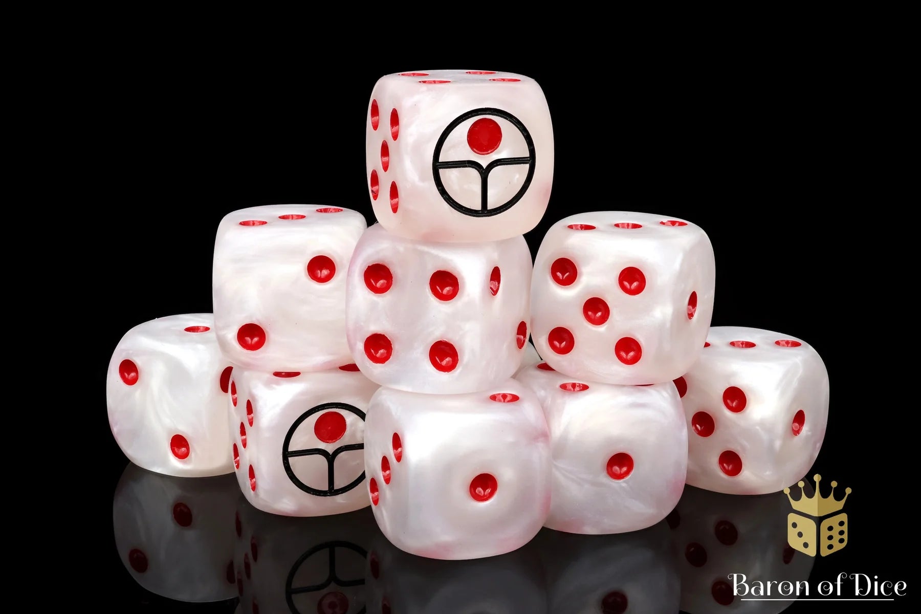 Universal Peace, 25x 16MM Dice, Round Corners | Gopher Games