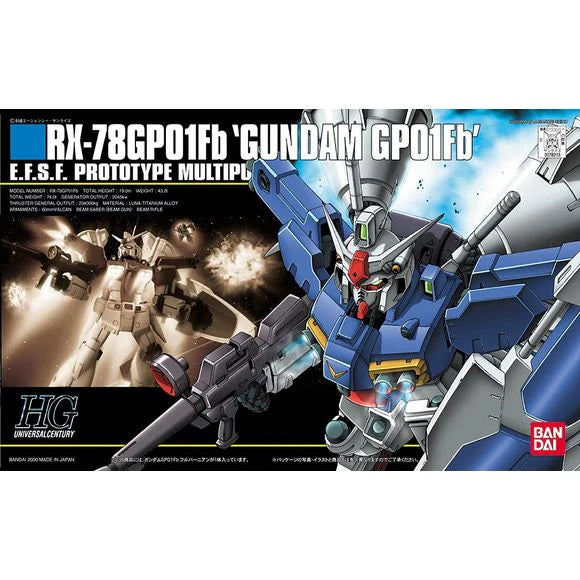 GUNPLA: HIGH GRADE UNIVERSAL CENTURY - GUNDAM 0083, #18 RX-78GP01FB GUNDAM GP01FB | Gopher Games
