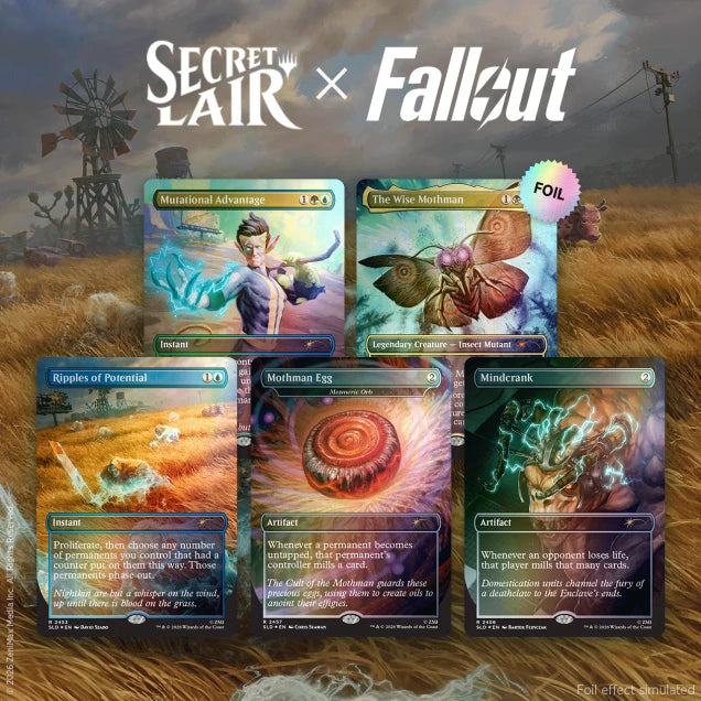 (Pre-Order) MAGIC THE GATHERING: SLD SECRET LAIR DROP: Secret Lair x Fallout®: Rad Foil Edition | Gopher Games