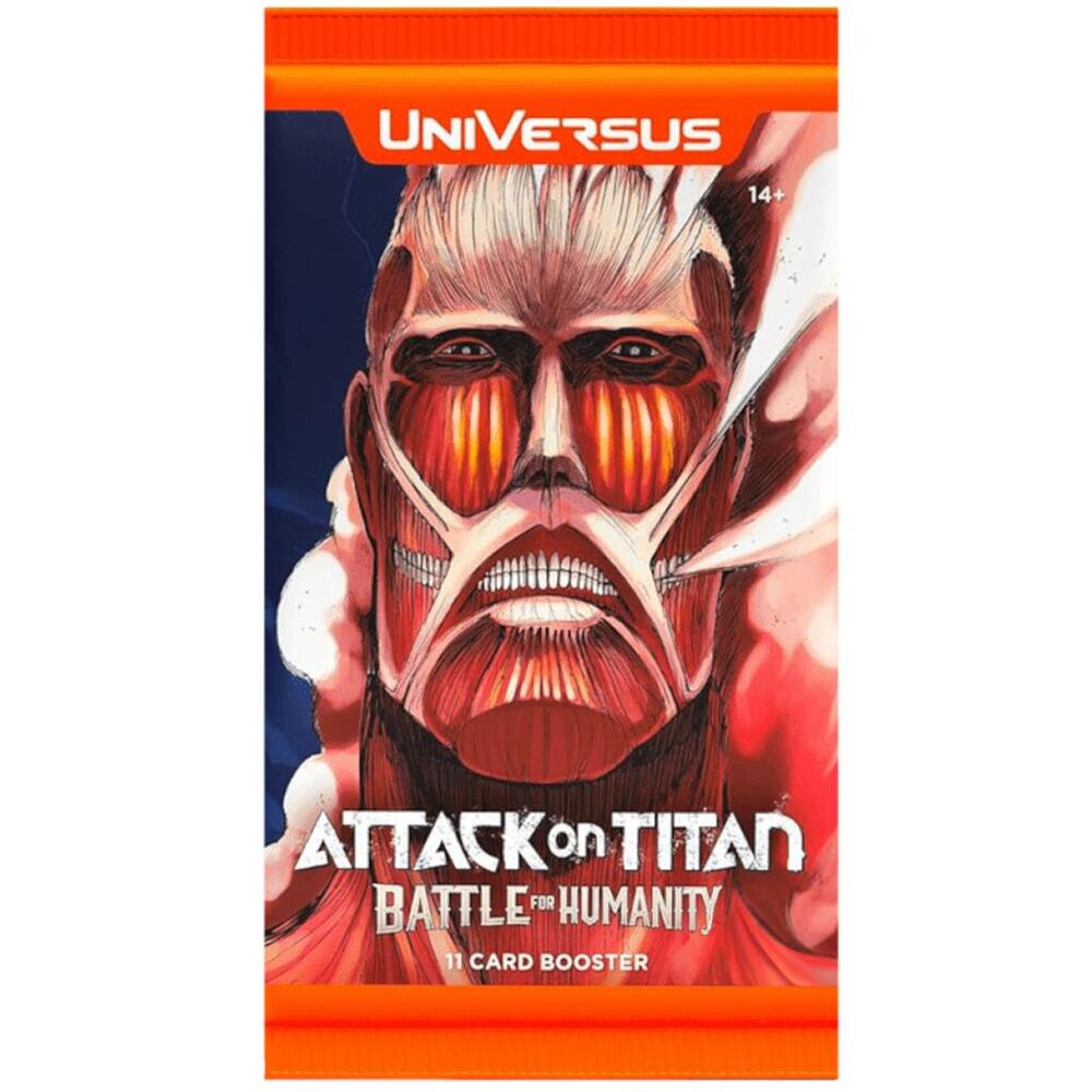 UNIVERSUS CCG: ATTACK ON TITAN: BATTLE FOR HUMANITY BOOSTER PACK | Gopher Games