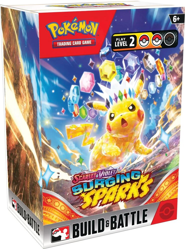 POKEMON TCG: SCARLET AND VIOLET SURGING SPARKS BUILD AND BATTLE | Gopher Games