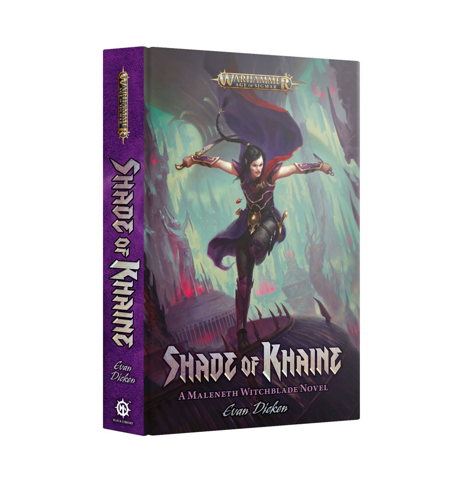 (preorder RELEASE DATE MARCH 8TH) MALENETH WITCHBLADE:SHADE OF KHAINE (HB) | Gopher Games