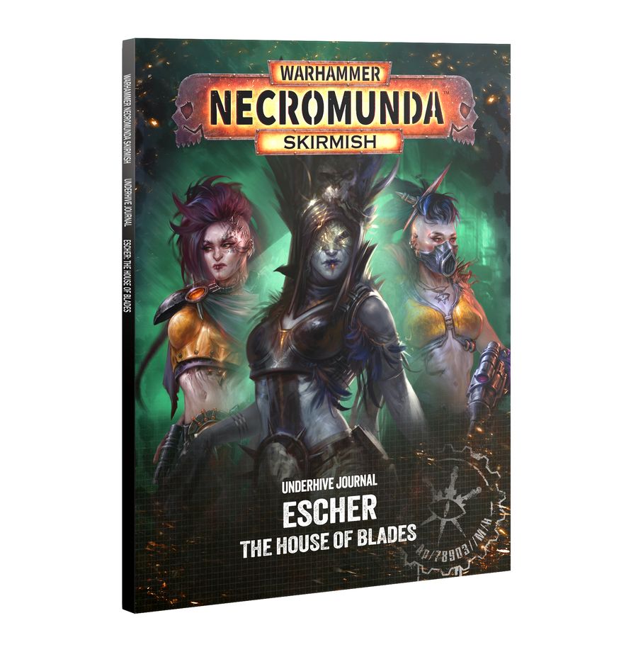 (Preorder 09/19) Necromunda: Underhive Journal: Escher – The House of Blades | Gopher Games
