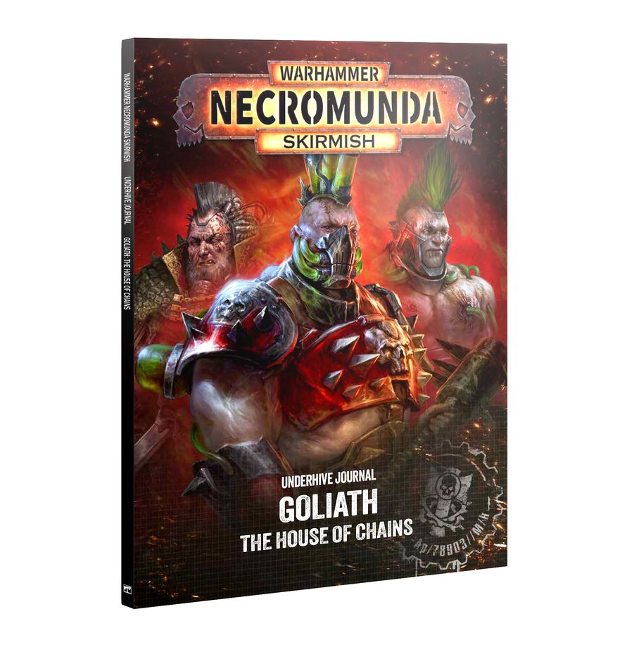 (Preorder 09/19) Necromunda: Underhive Journal: Goliath – The House of Chains | Gopher Games