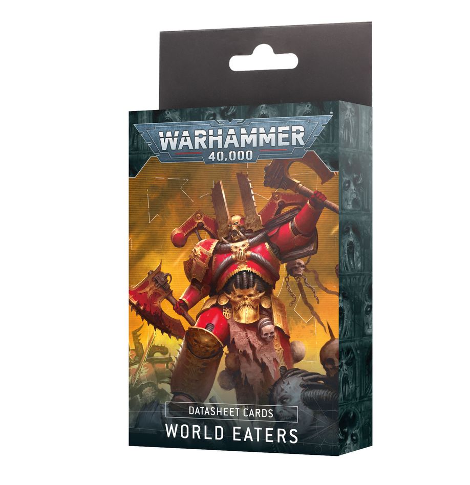 (preorder releases May 10th) DATASHEET CARDS: WORLD EATERS (ENGLISH) | Gopher Games
