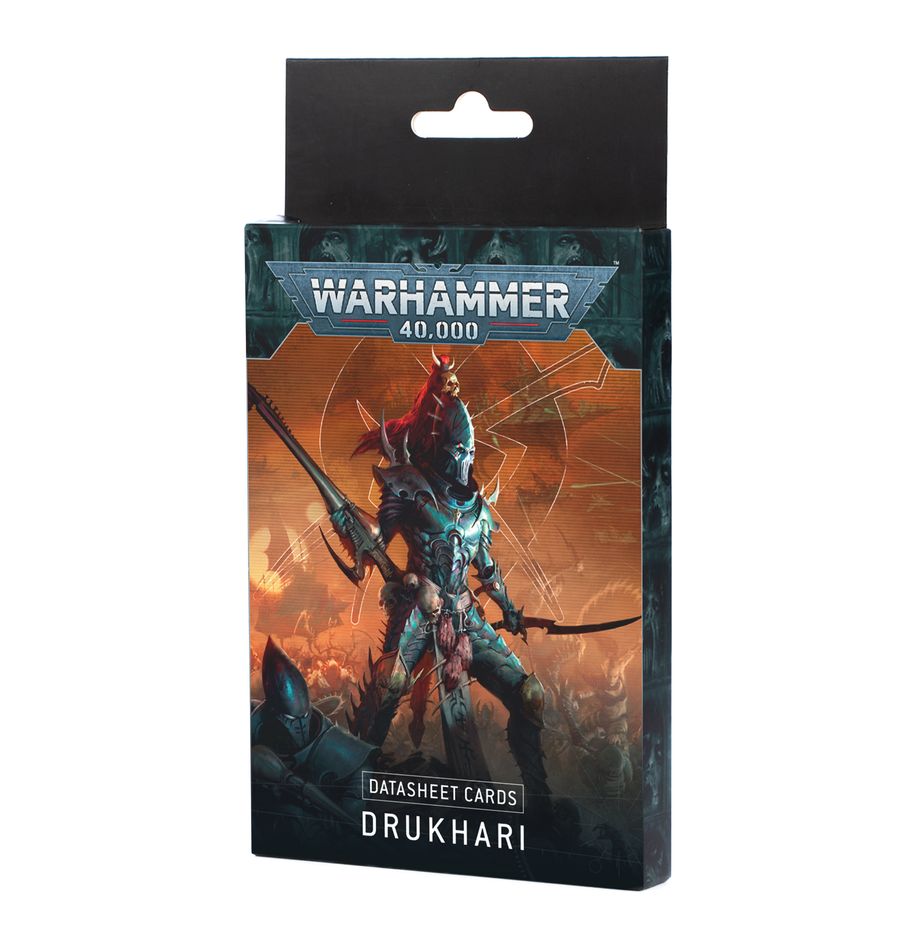 (Preorder 10/11)DATASHEET CARDS: DRUKHARI | Gopher Games