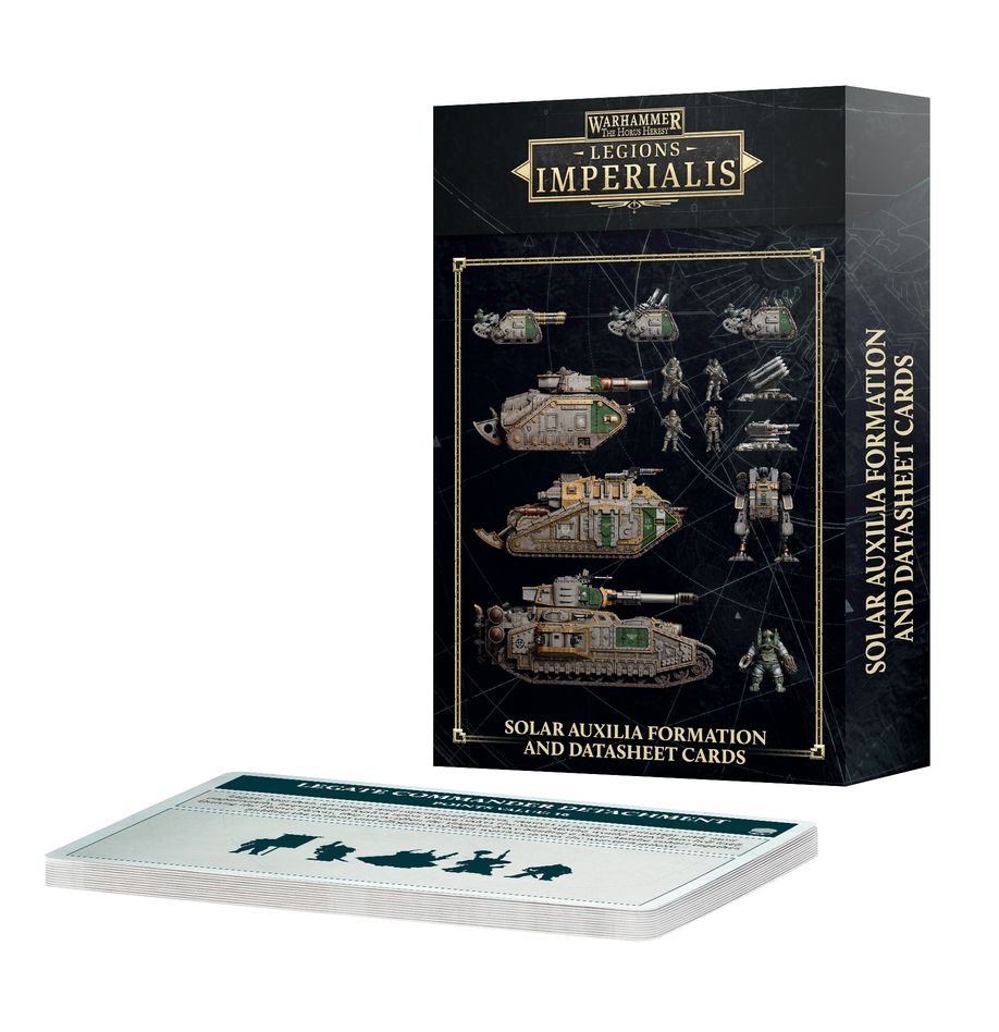 Solar Auxilia Formation and Datasheet Cards | Gopher Games