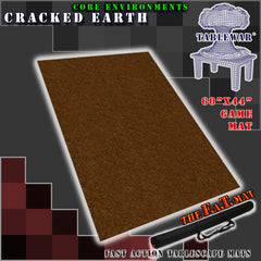 60x44" 'Cracked Earth' F.A.T. Mat Battle Gaming Mat | Gopher Games