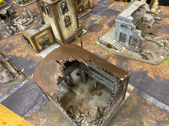 60x44" 'Ruined City' F.A.T. Mat Battle Gaming Mat | Gopher Games