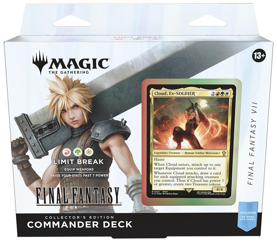 (preorder releases June 13th)MAGIC THE GATHERING: UNIVERSES BEYOND: FINAL FANTASY COLLECTOR COMMANDER DECKS | Gopher Games