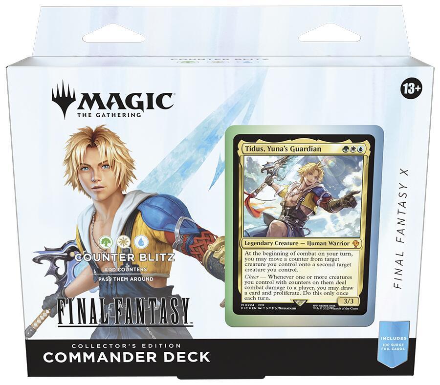 (preorder releases June 13th)MAGIC THE GATHERING: UNIVERSES BEYOND: FINAL FANTASY COLLECTOR COMMANDER DECKS | Gopher Games
