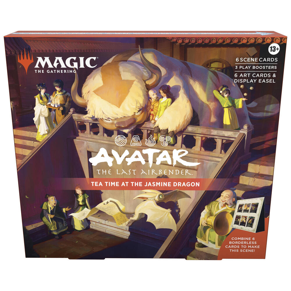 (preorder releases November 21st) MAGIC THE GATHERING: Avatar: The Last Airbender (TLA) - Scene Box (Tea Time at the Jasmine Dragon) | Gopher Games