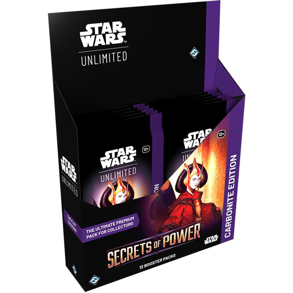 Star Wars: Unlimited - Secrets of Power: Carbonite Booster Display | Gopher Games