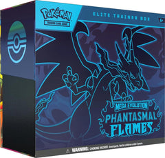 (Preorder 11/14, Limit 1 per customer) Phantasmal Flames Elite Trainer Box - ME02: Phantasmal Flames (PFL) [LIMIT 1 PER CUSTOMER] | Gopher Games
