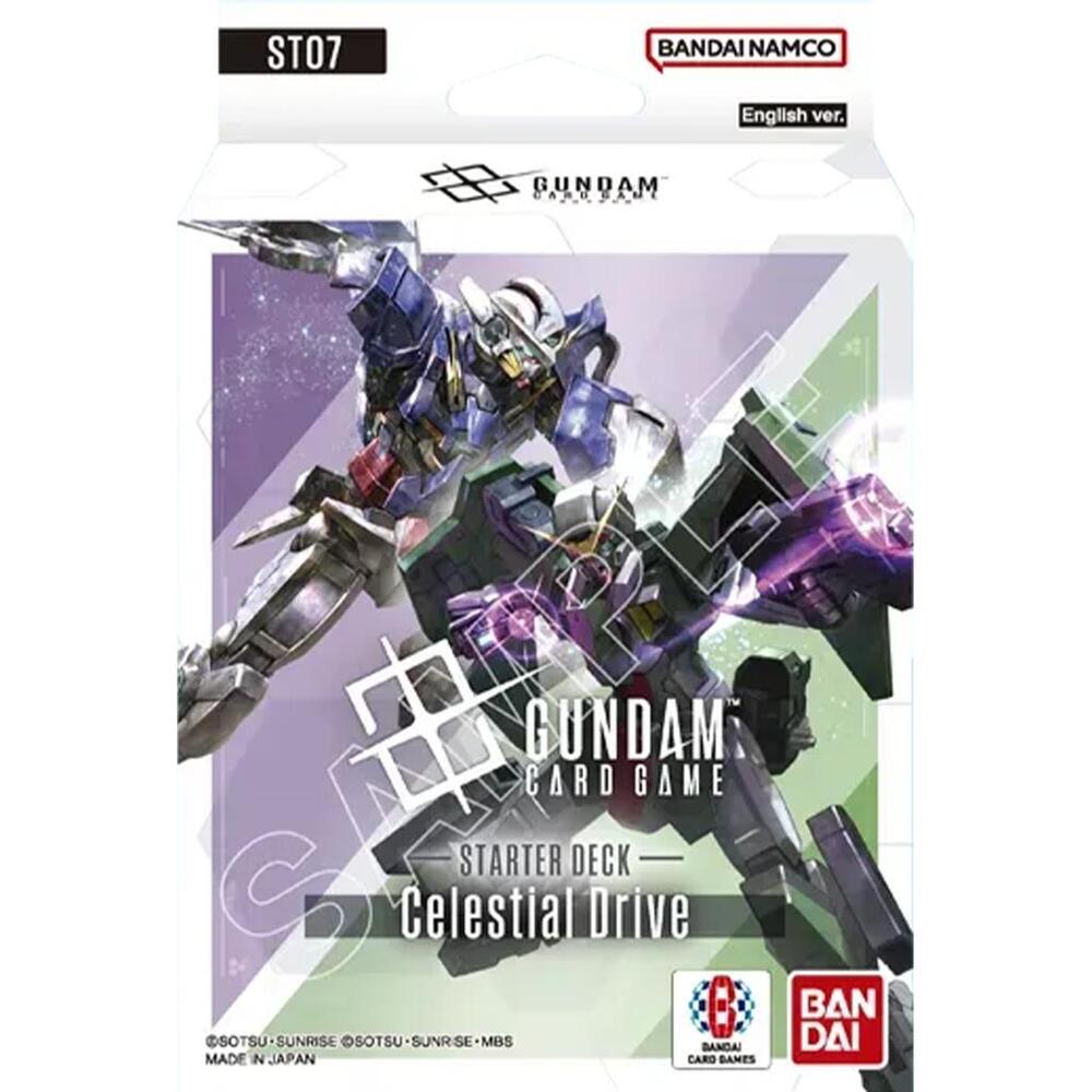 (Preorder 1/16) GUNDAM CARD GAME: STARTER DECK: CELESTIAL DRIVE [ST07] | Gopher Games