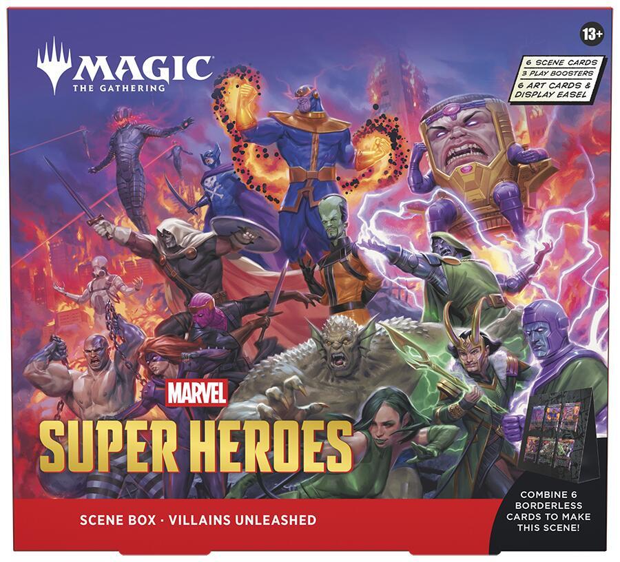 (Pre-Order Releases 06/26/26)MAGIC THE GATHERING: MSH MARVEL SUPER HEROES SCENE BOX: VILLAINS UNITED | Gopher Games