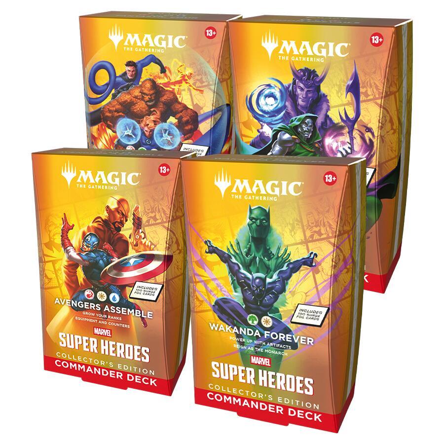 (Preorder 06/30)MAGIC THE GATHERING: MSH MARVEL SUPER HEROES COLLECTOR COMMANDER DECK  (WAVE 2) | Gopher Games