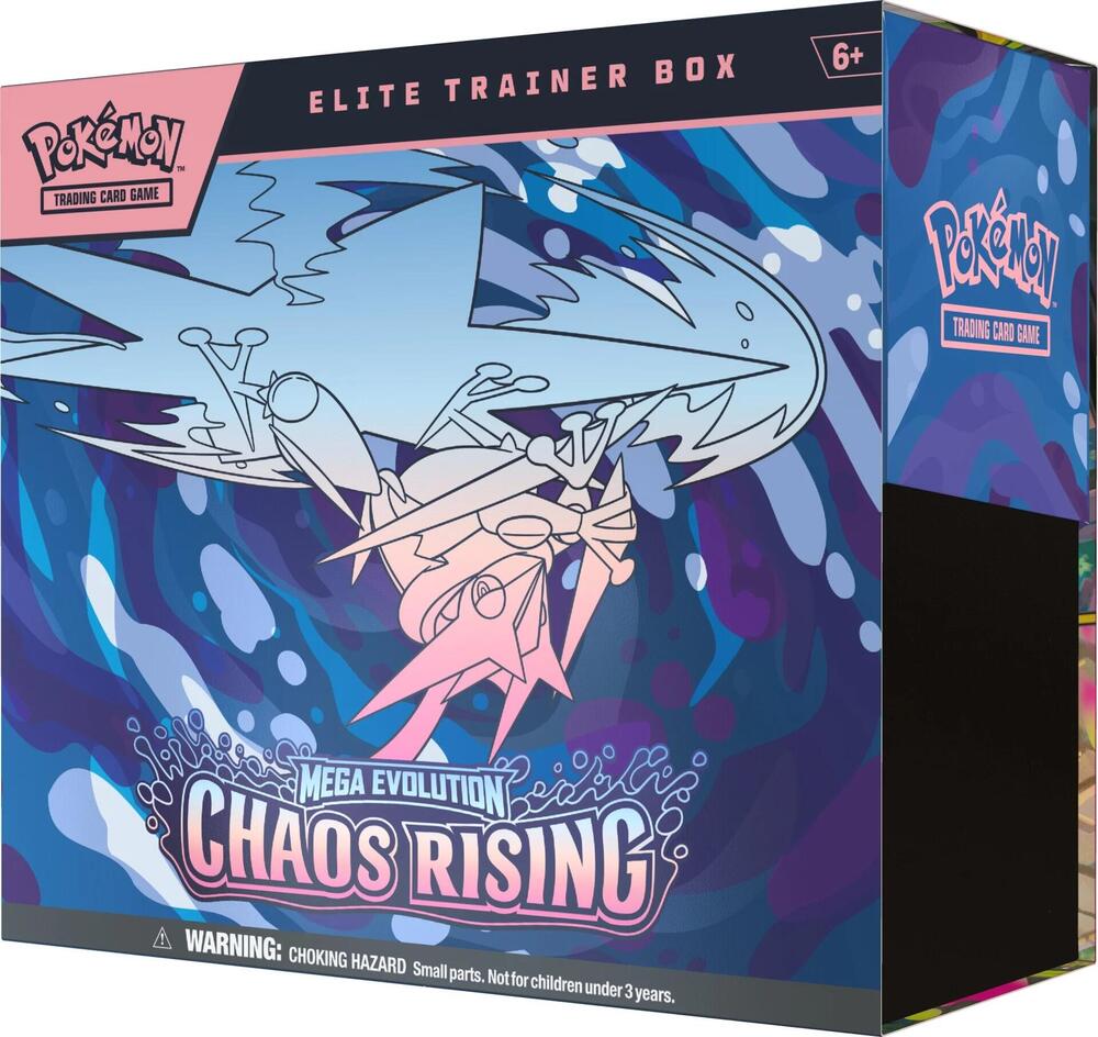 (PRE-ORDER 5/22 RELEASE DATE) POKEMON TCG: MEGA EVOLUTION CHAOS RISING (ME04) ELITE TRAINER BOX [LIMIT 1 PER CUSTOMER] | Gopher Games