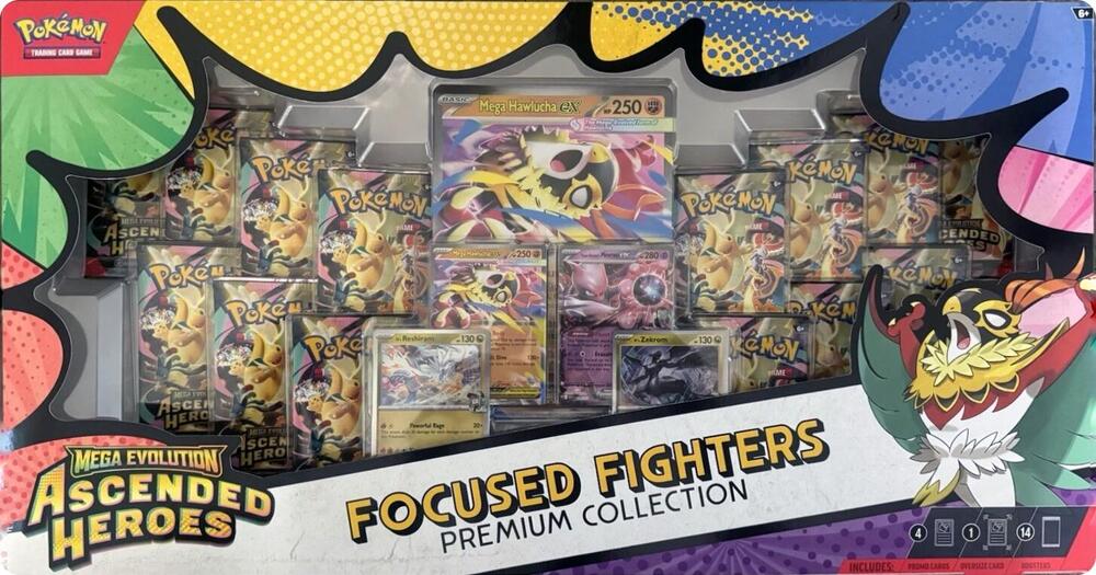 POKEMON TCG: Ascended Heroes Focused Fighters Premium Collection | Gopher Games