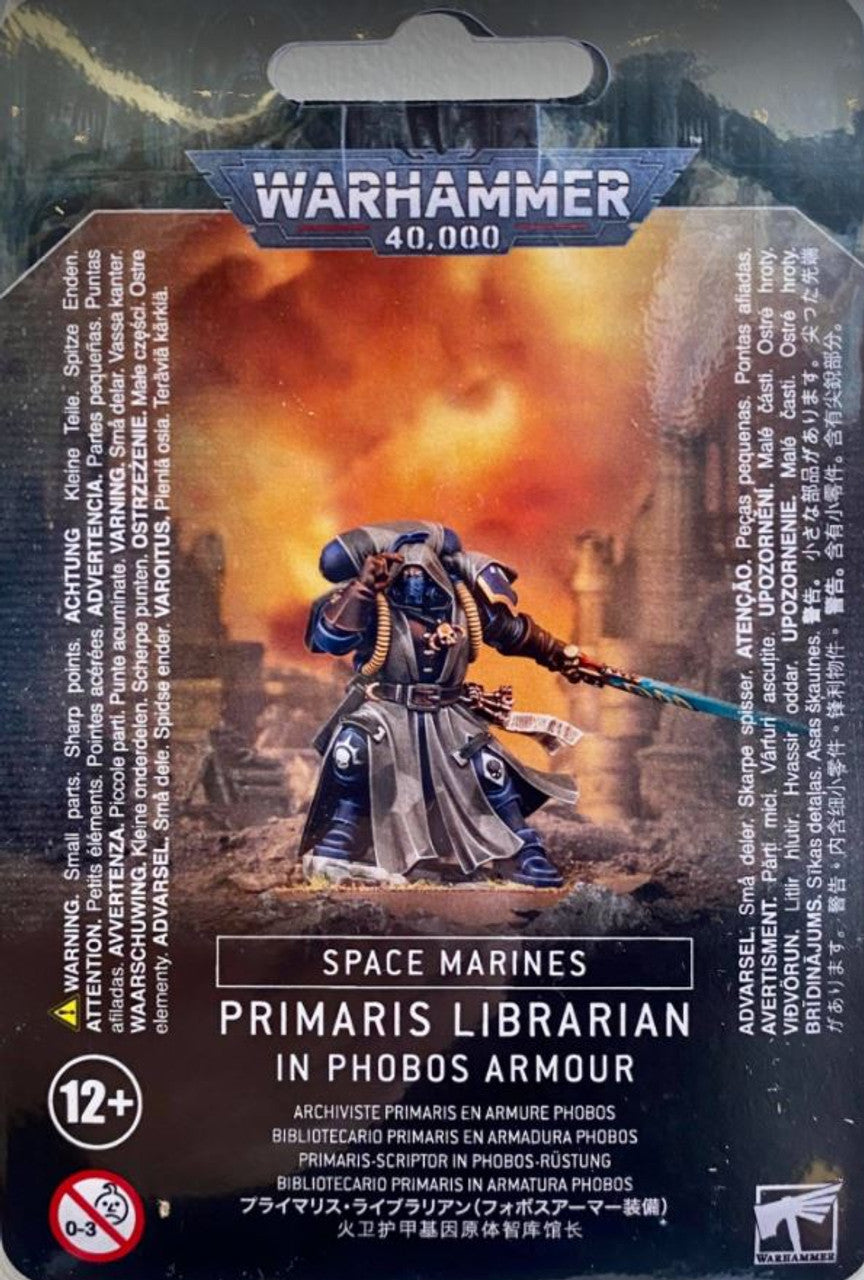 Space Marines Primaris Librarian in Phobos Armour | Gopher Games