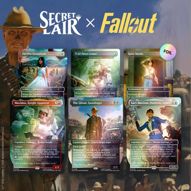 (Pre-Order) MAGIC THE GATHERING: SLD SECRET LAIR DROP: Secret Lair x Fallout®: Beyond Vault 33 Foil Edition | Gopher Games