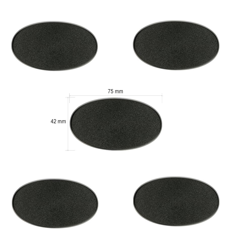 Citadel 75x42mm Oval Bases | Gopher Games