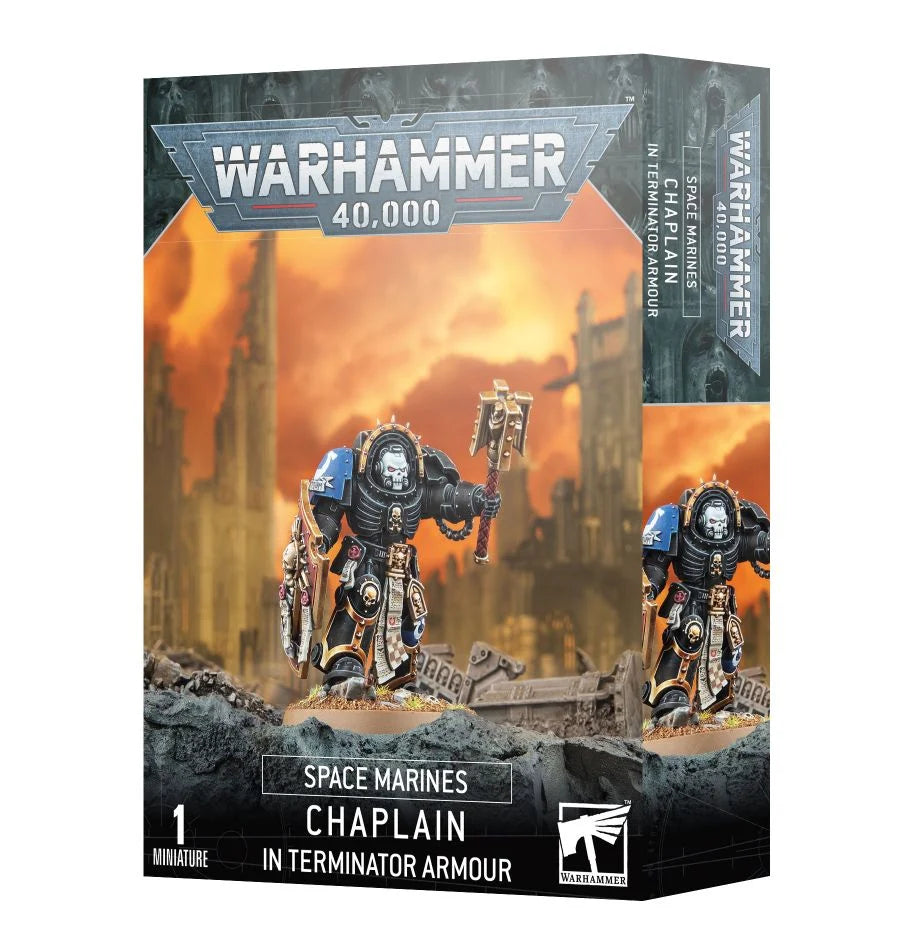 SPACE MARINES CHAPLAIN IN TERMINATOR ARMOUR | Gopher Games