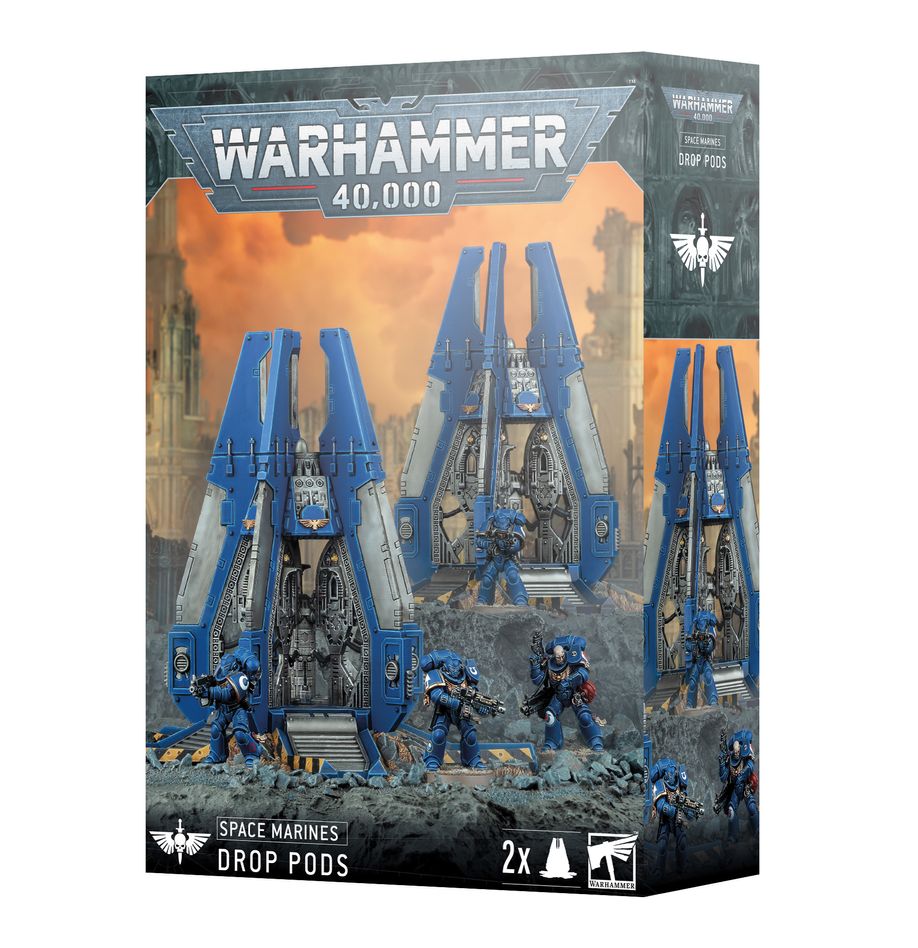 SPACE MARINES DROP PODS | Gopher Games