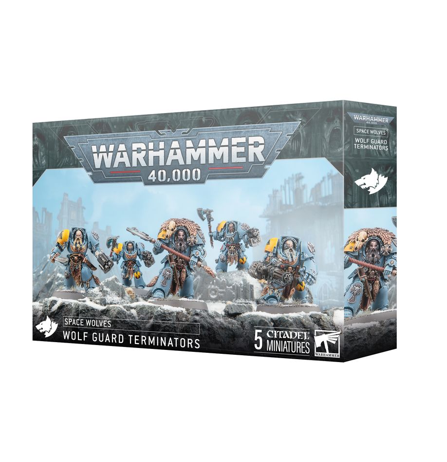 SPACE WOLVES WOLF GUARD TERMINATORS | Gopher Games