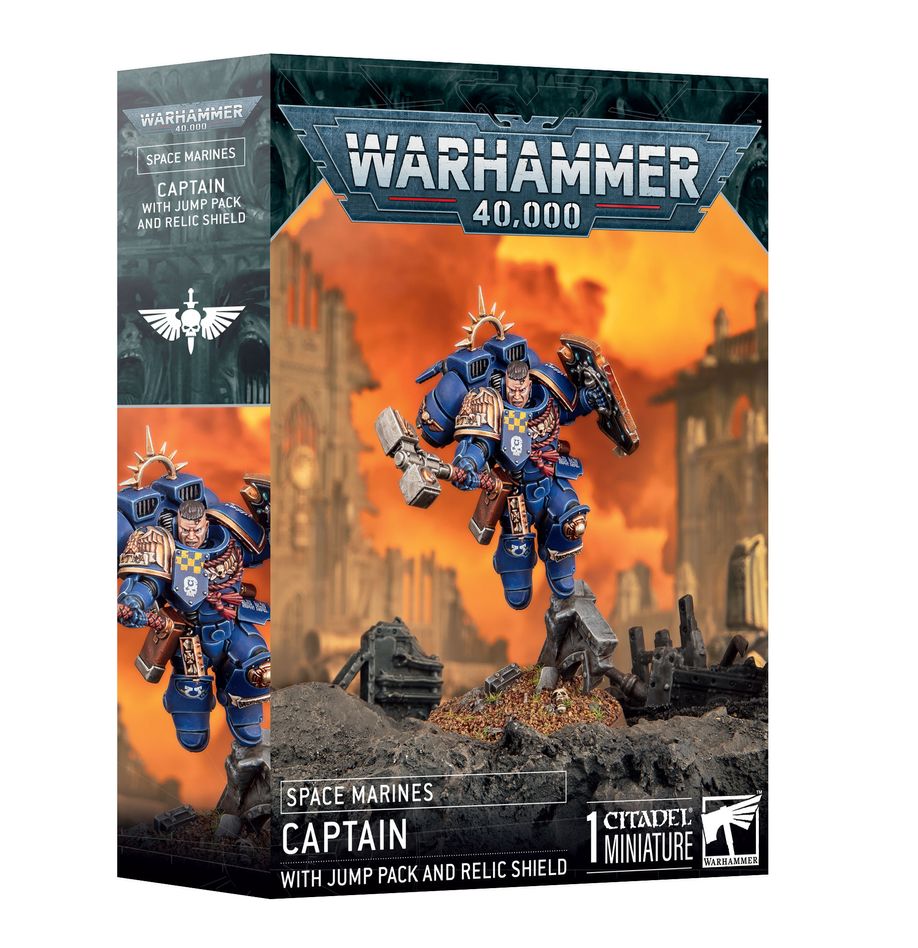 (Preorder 10/25) Captain with Jump Pack and Relic Shield | Gopher Games