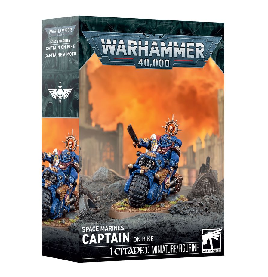 (Preorder 10/03) Space Marines: Captain on Bike | Gopher Games